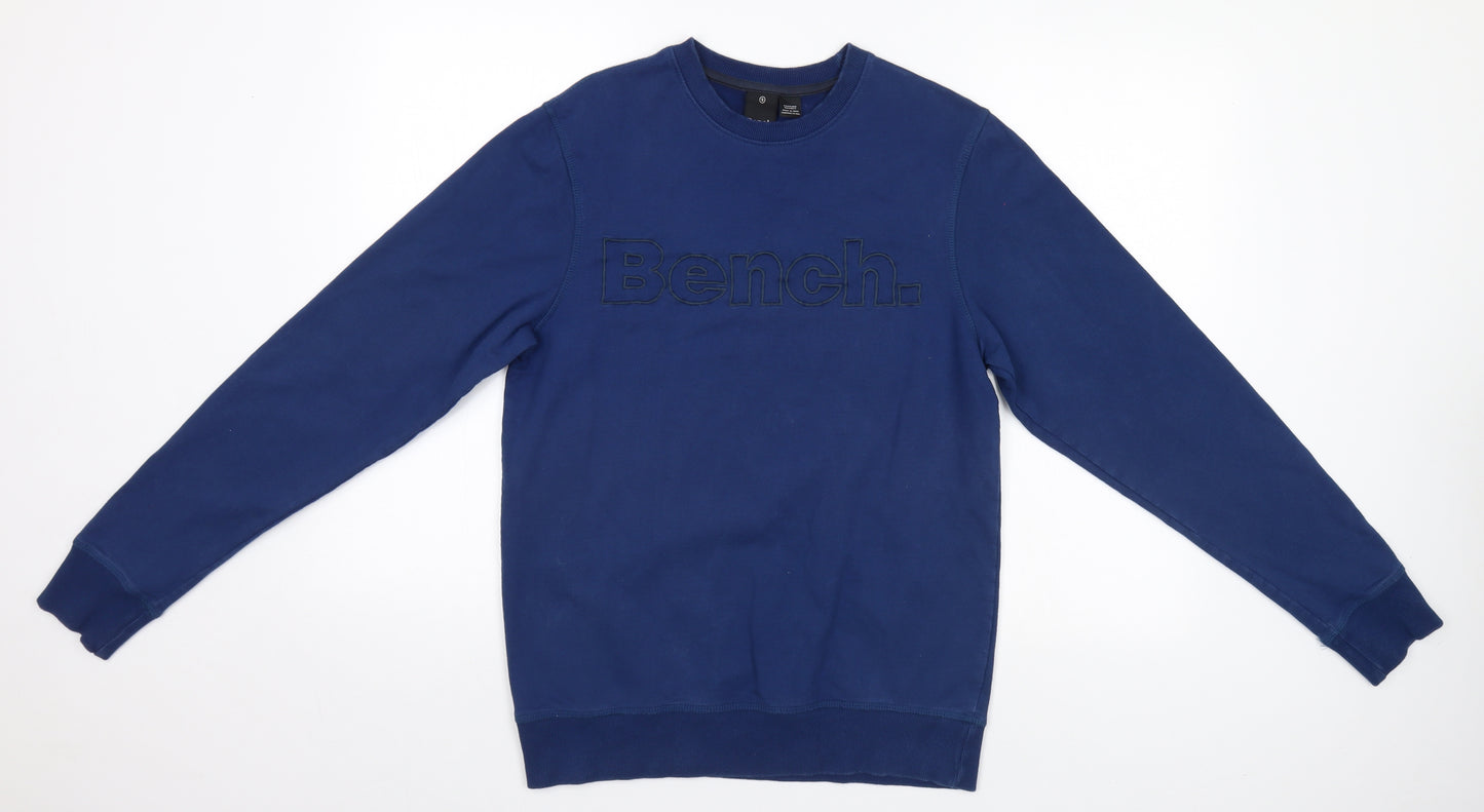 Bench Mens Blue   Pullover Jumper Size S