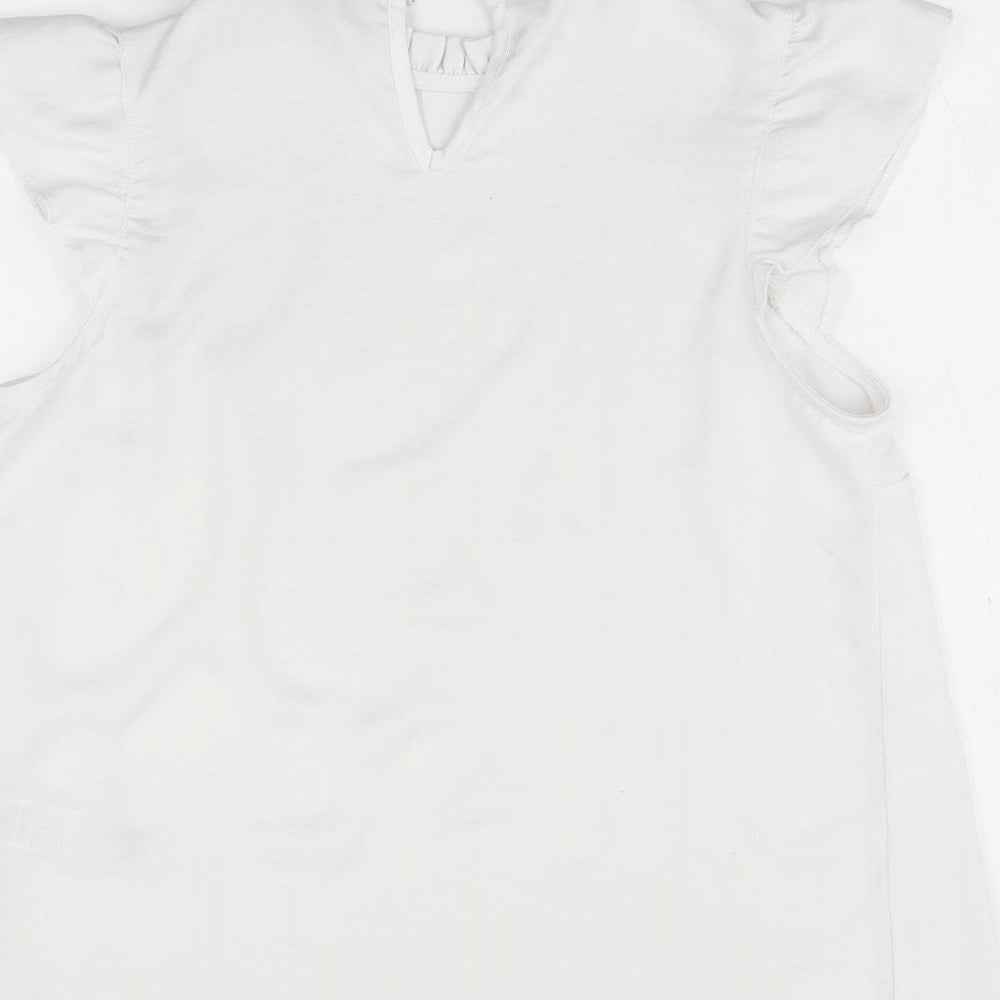 Newlook Womens White   Basic Blouse Size 6