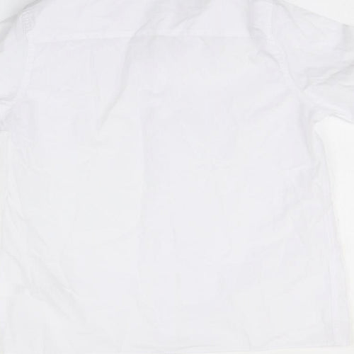 Marks and Spencer Boys White   Basic Button-Up Size 9 Years
