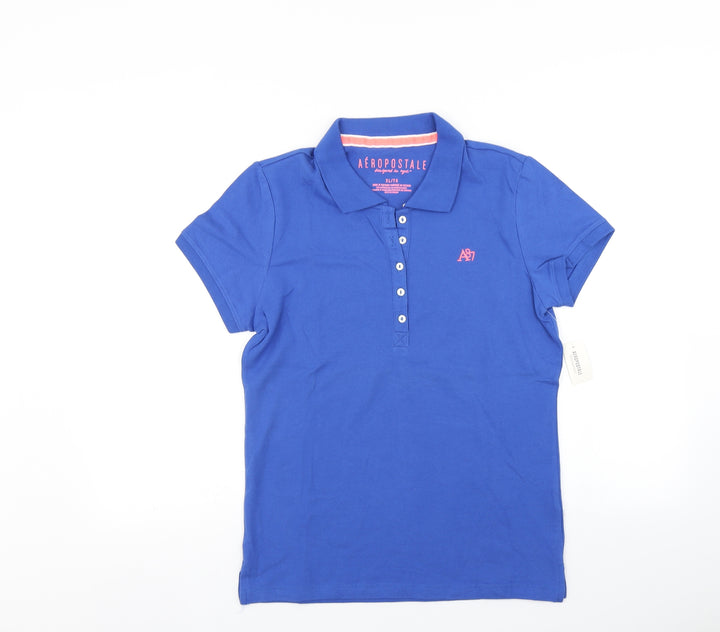 Aeropostle Boys Blue   Basic Polo Size XL