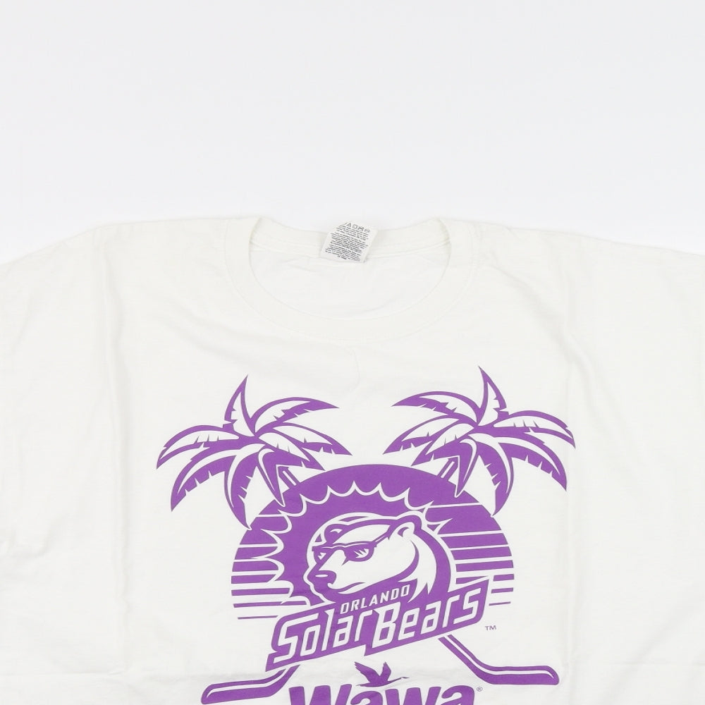 JERZEES Mens White    T-Shirt Size XL  - Orlando Bears