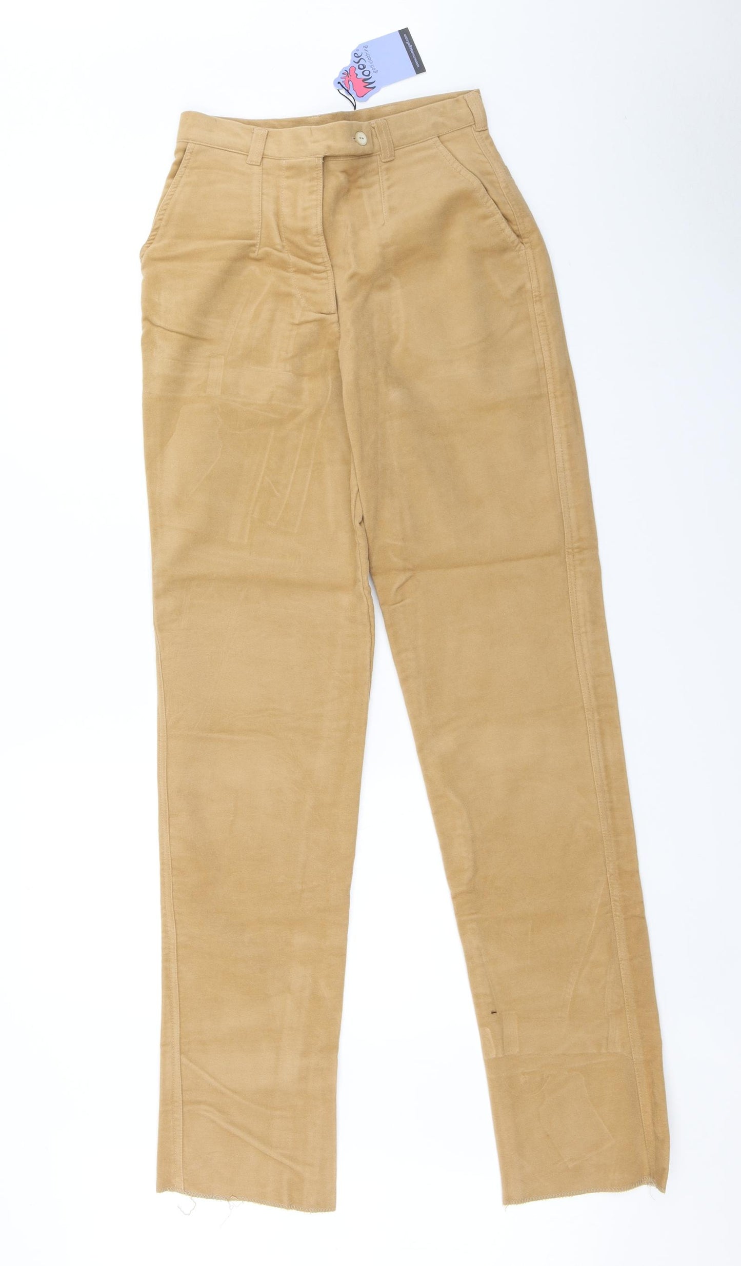 Moose Golf Clothing Womens Beige   Trousers  Size 8 L34 in