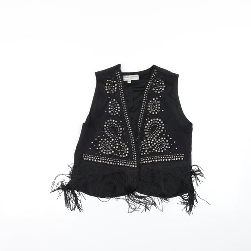 Parisian Womens Black   Cardigan Jumper Size S  - Cropped