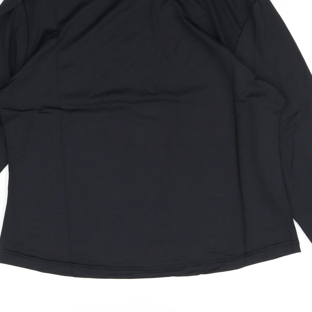 Moose Golf Clothing Womens Black   Basic T-Shirt Size M