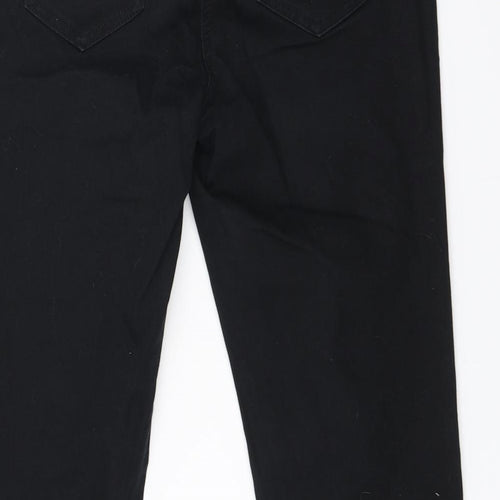 NEXT Womens Black   Straight Jeans Size 4 L29 in