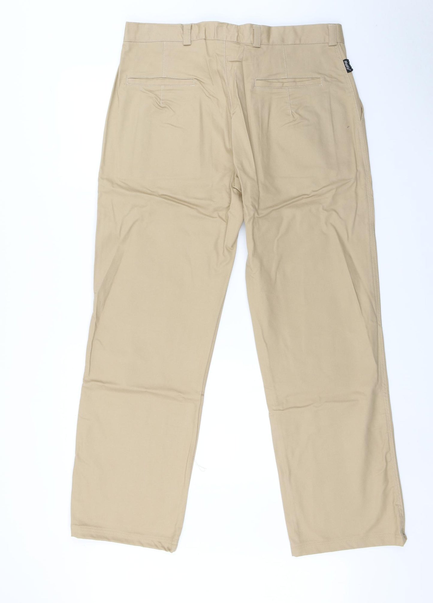 Moose Golf Clothing Mens Beige   Straight Jeans Size 38 in L32 in
