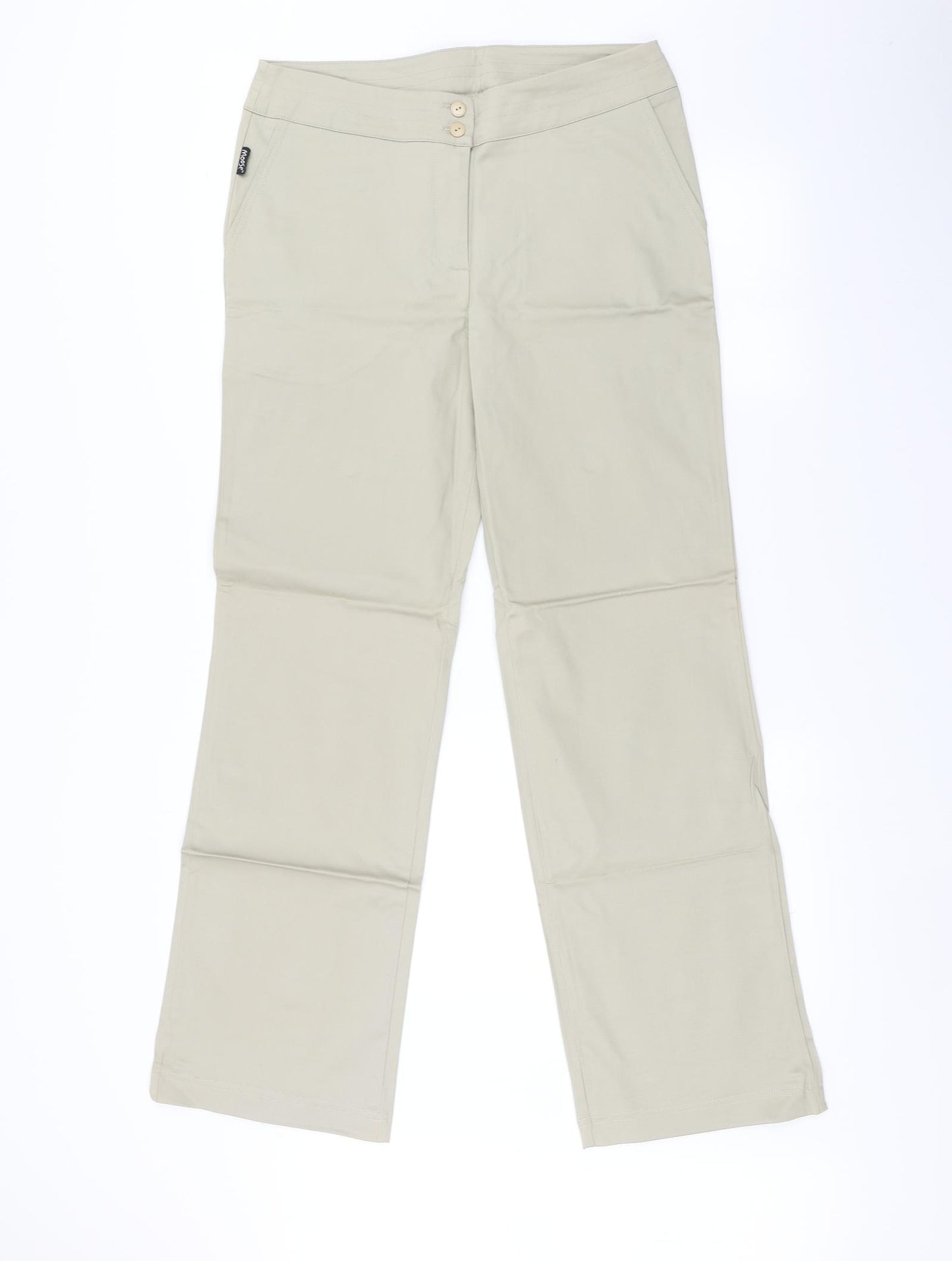 Moose Golf Clothing Womens Green   Trousers  Size 14 L32 in