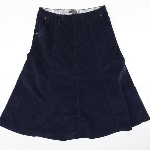 Marks and Spencer Womens Blue   A-Line Skirt Size 16