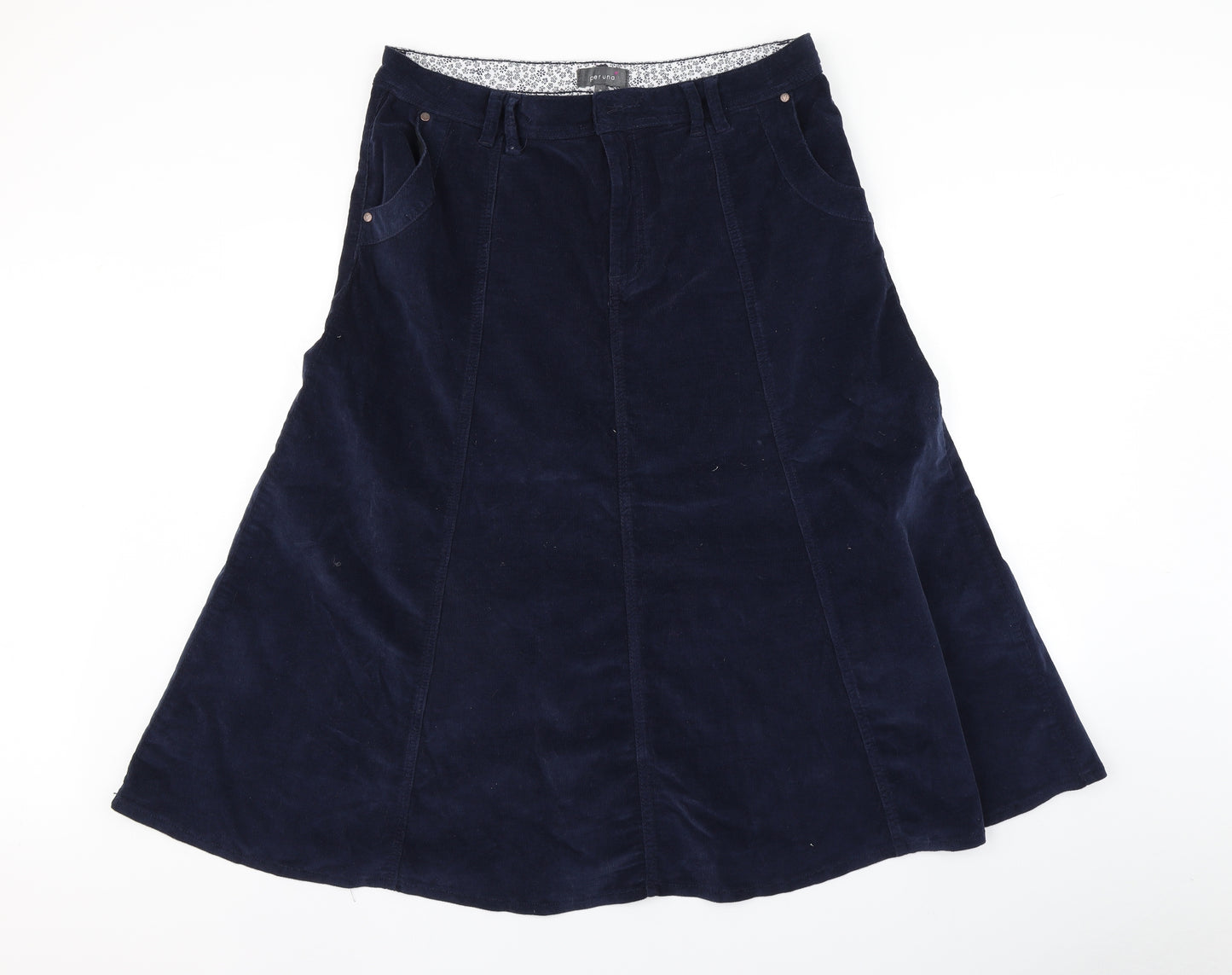 Marks and Spencer Womens Blue   A-Line Skirt Size 16