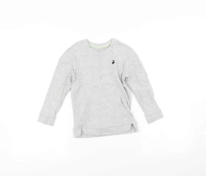 George Boys Grey Pullover Jumper Size 5-6 Years