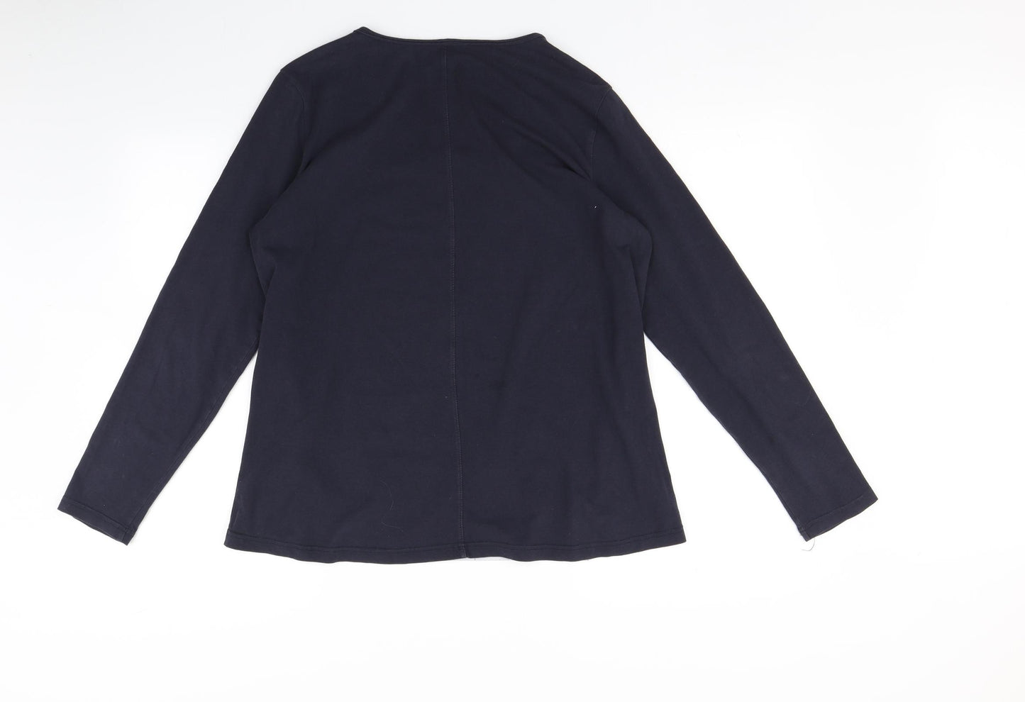 Preworn Womens Blue   Basic T-Shirt Size 14