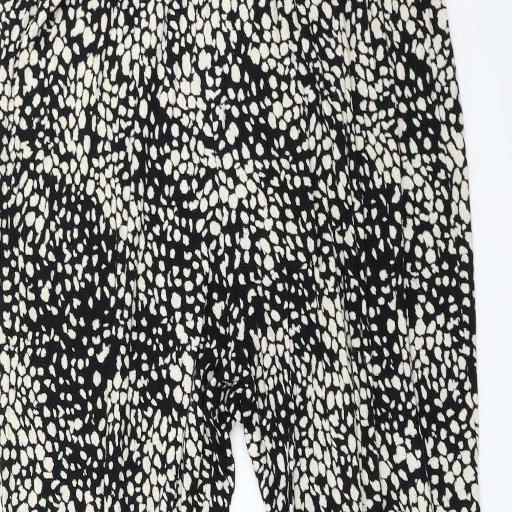 H&M Womens Multicoloured Polka Dot  Harem Trousers Size M L28 in