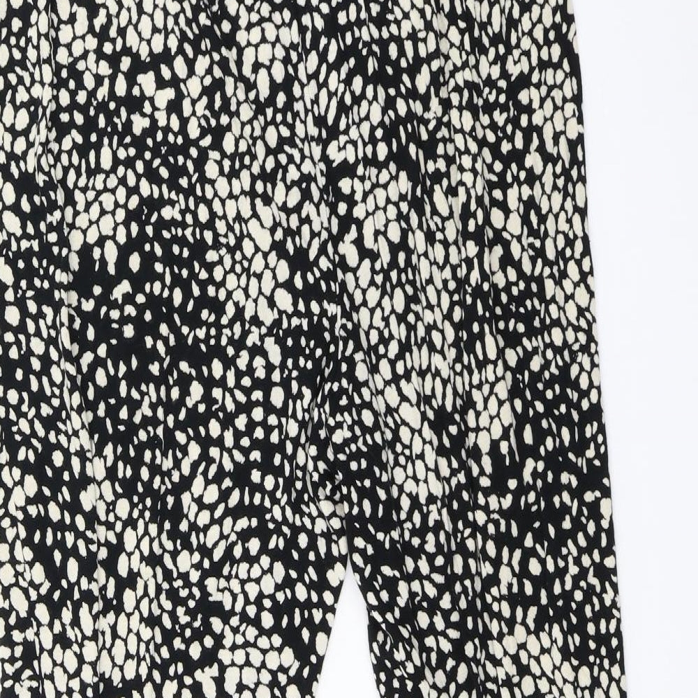 H&M Womens Multicoloured Polka Dot  Harem Trousers Size M L28 in