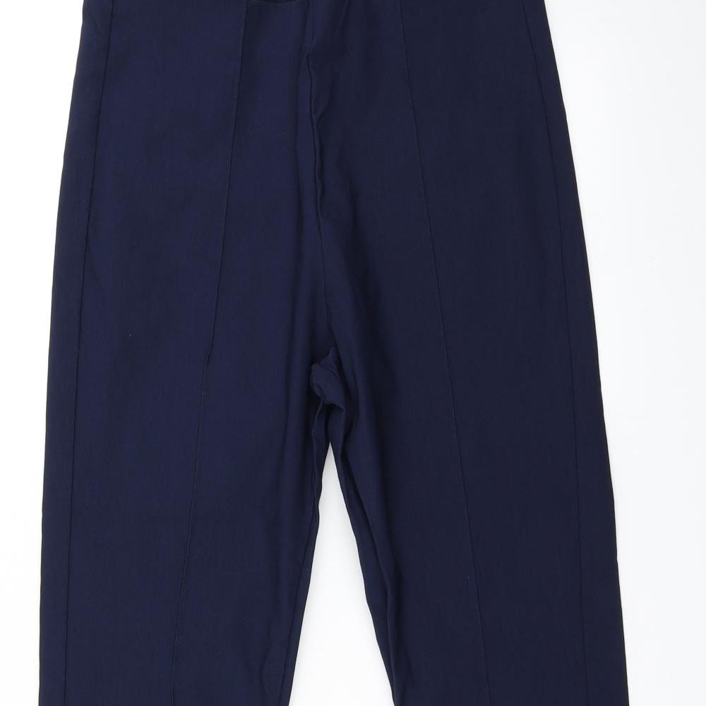 Emelia Womens Blue   Trousers  Size 12 L27 in