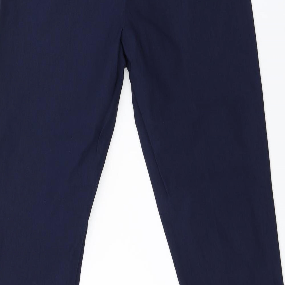 Emelia Womens Blue   Trousers  Size 12 L27 in