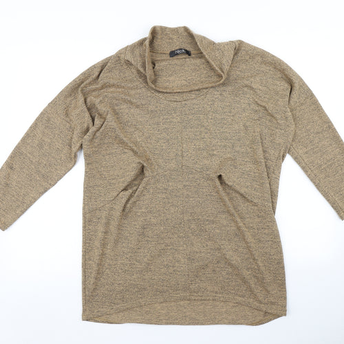 Nicole Collection Womens Brown   Pullover Jumper Size M