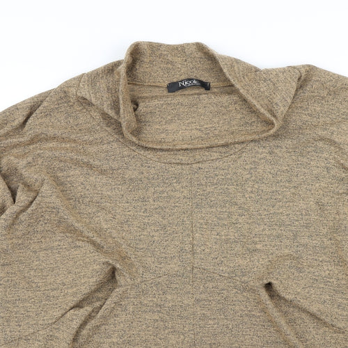 Nicole Collection Womens Brown   Pullover Jumper Size M