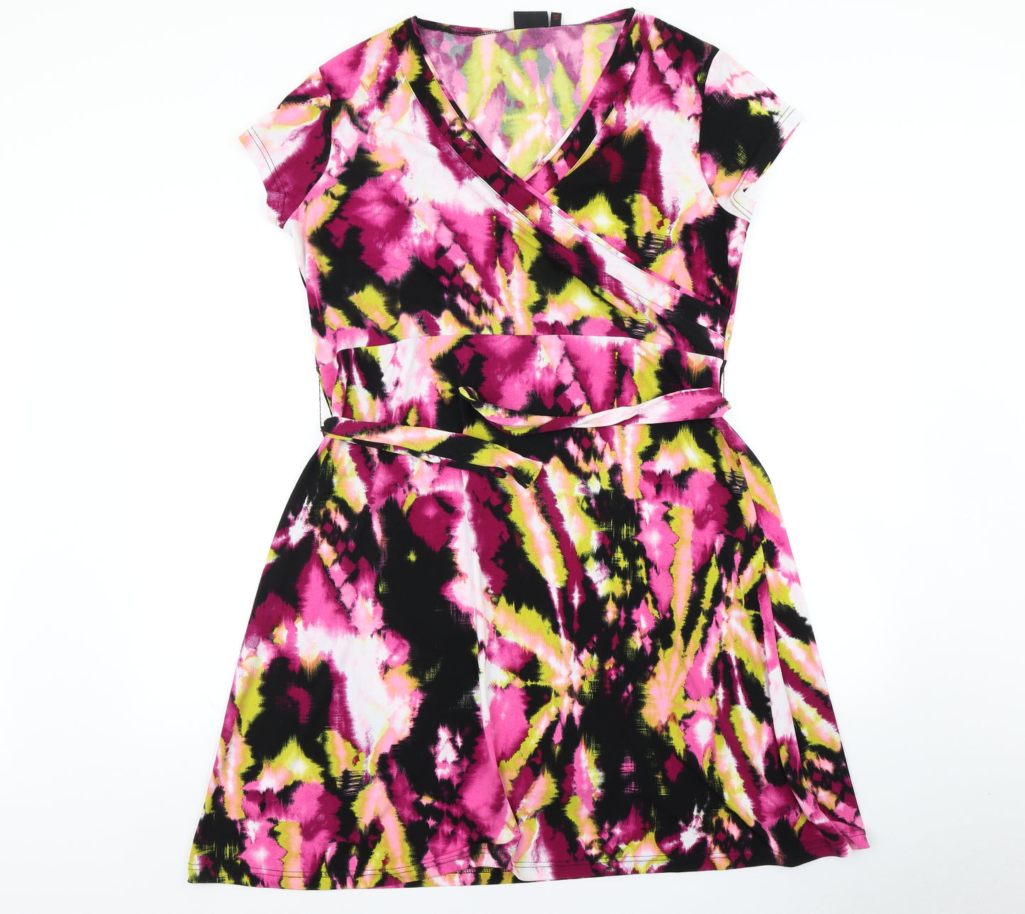 NEXT Womens Purple Floral  Fit & Flare  Size 20