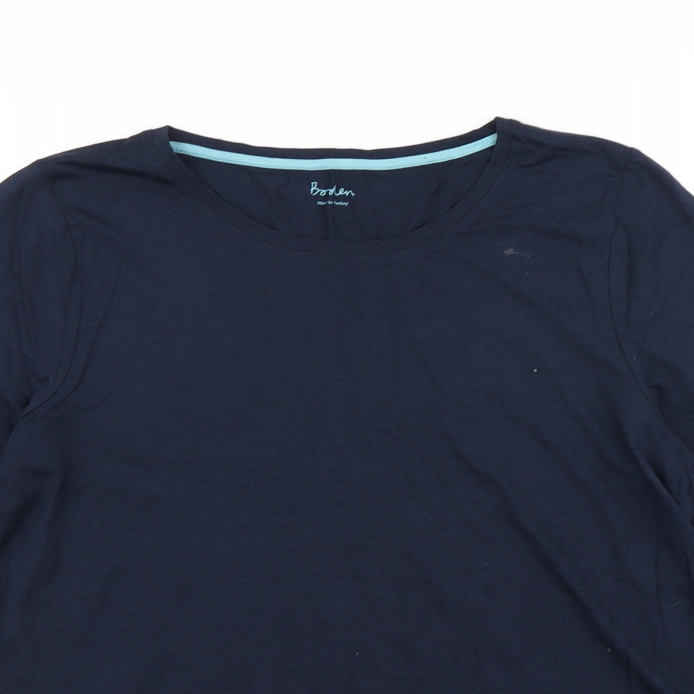 Boden Womens Blue   Basic T-Shirt Size L
