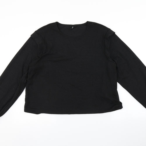 Only Womens Black   Basic Blouse Size XL