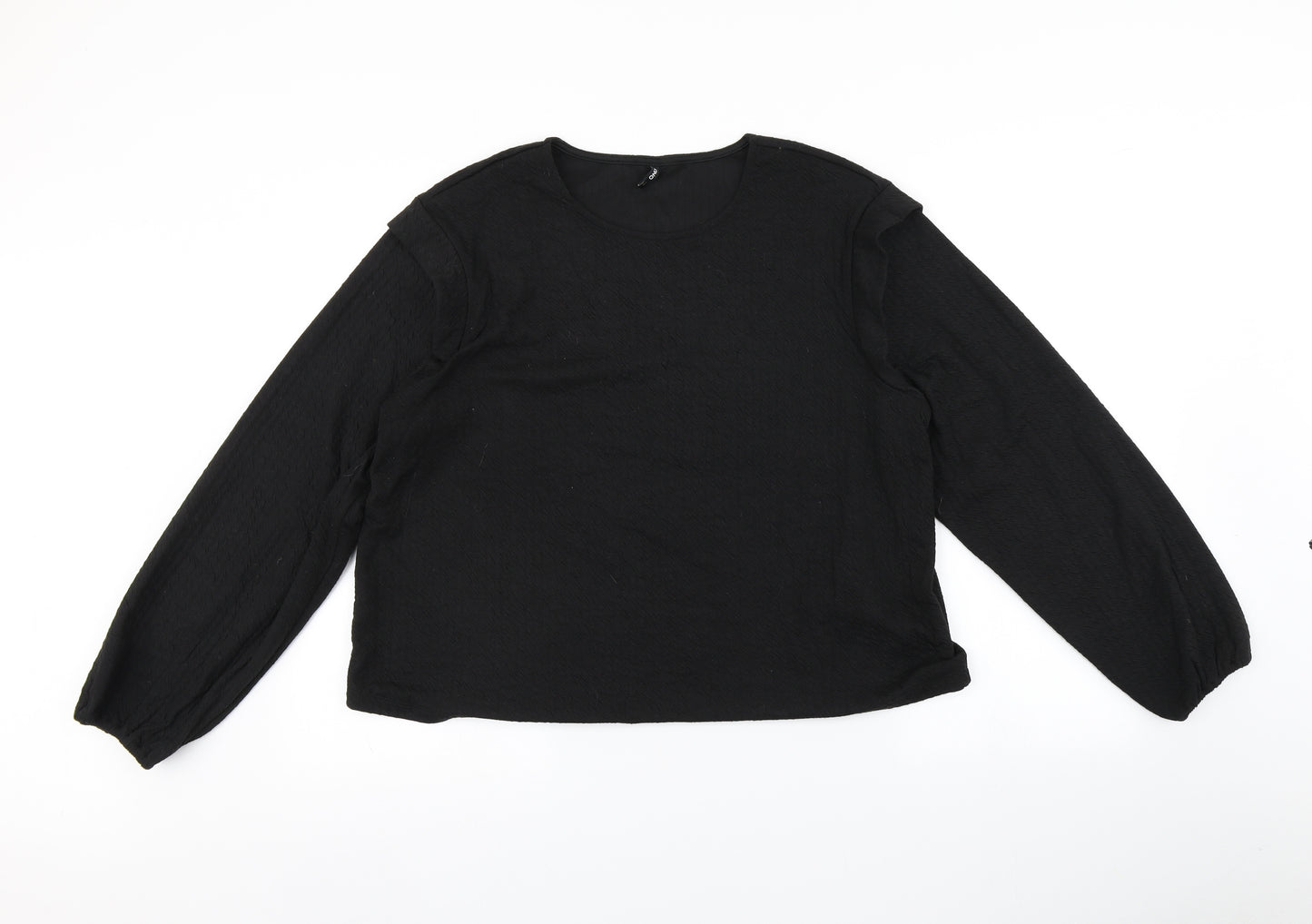 Only Womens Black   Basic Blouse Size XL