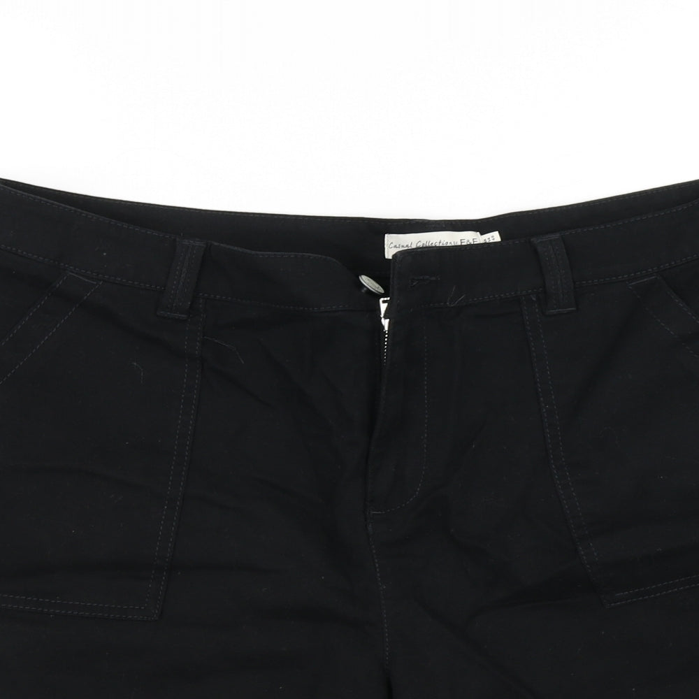 F&F Womens Black    Shorts Size 18