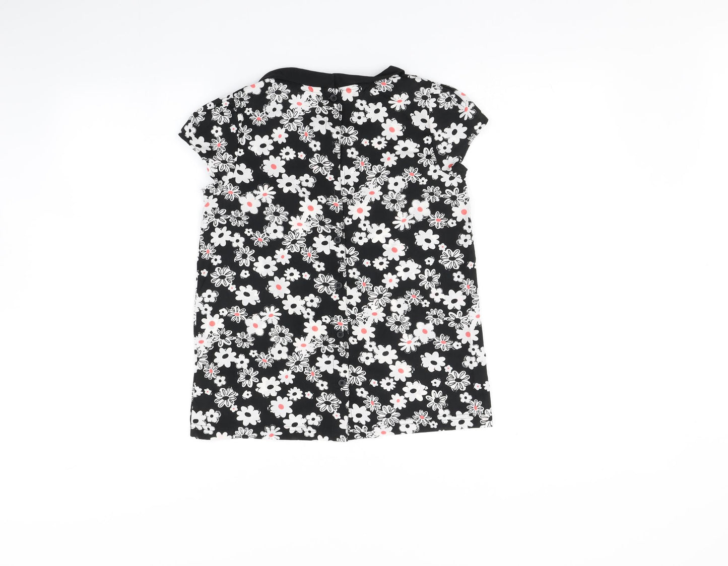 Marks and Spencer Girls Multicoloured Floral  Basic T-Shirt Size 10-11 Years