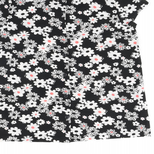 Marks and Spencer Girls Multicoloured Floral  Basic T-Shirt Size 10-11 Years