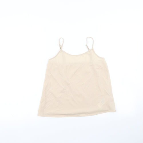 Marks and Spencer Girls Beige   Camisole T-Shirt Size 11-12 Years