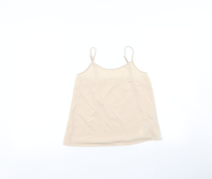 Marks and Spencer Girls Beige Camisole T-Shirt Size 11-12 Years
