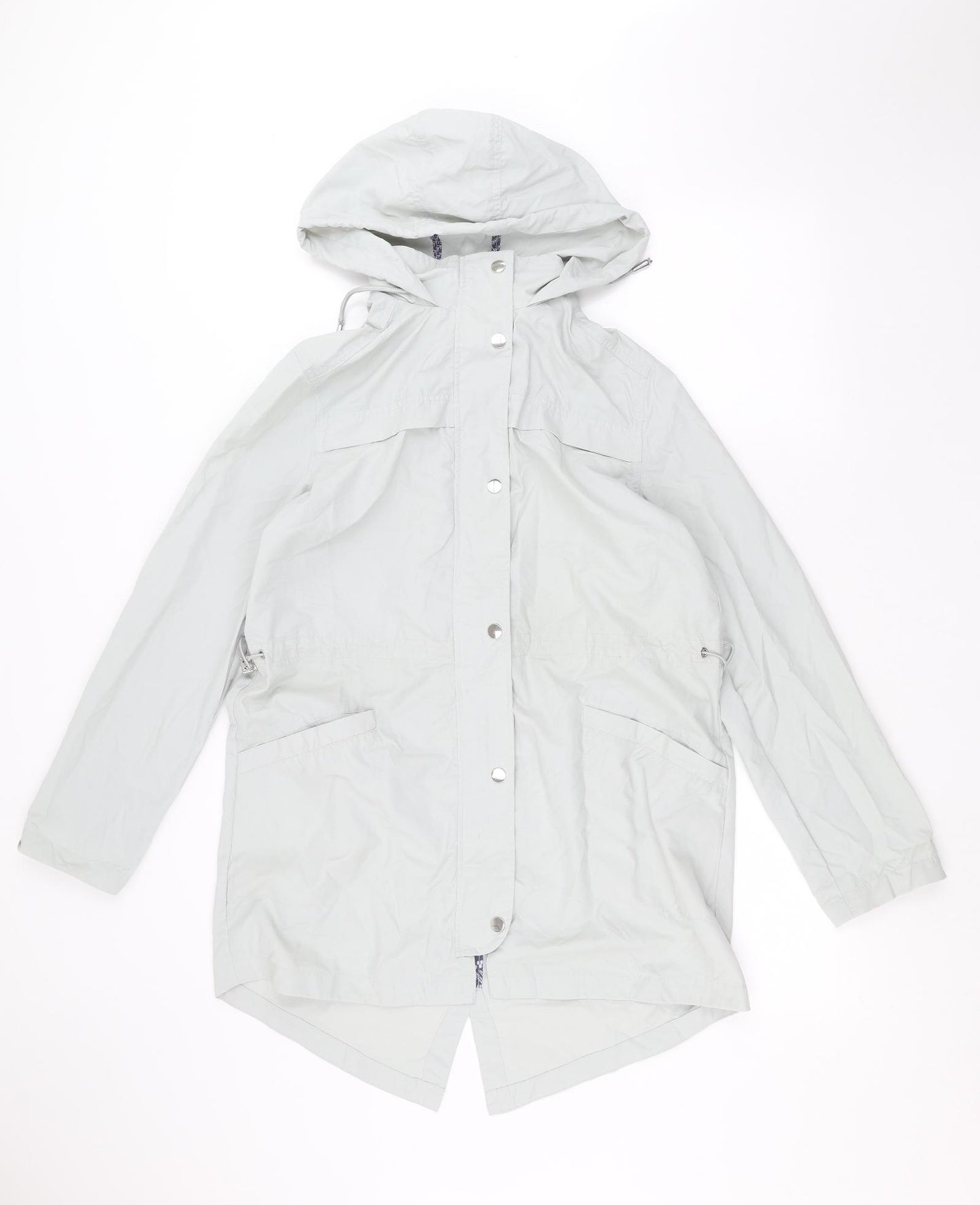 TU Womens Blue   Parka Coat Size 10