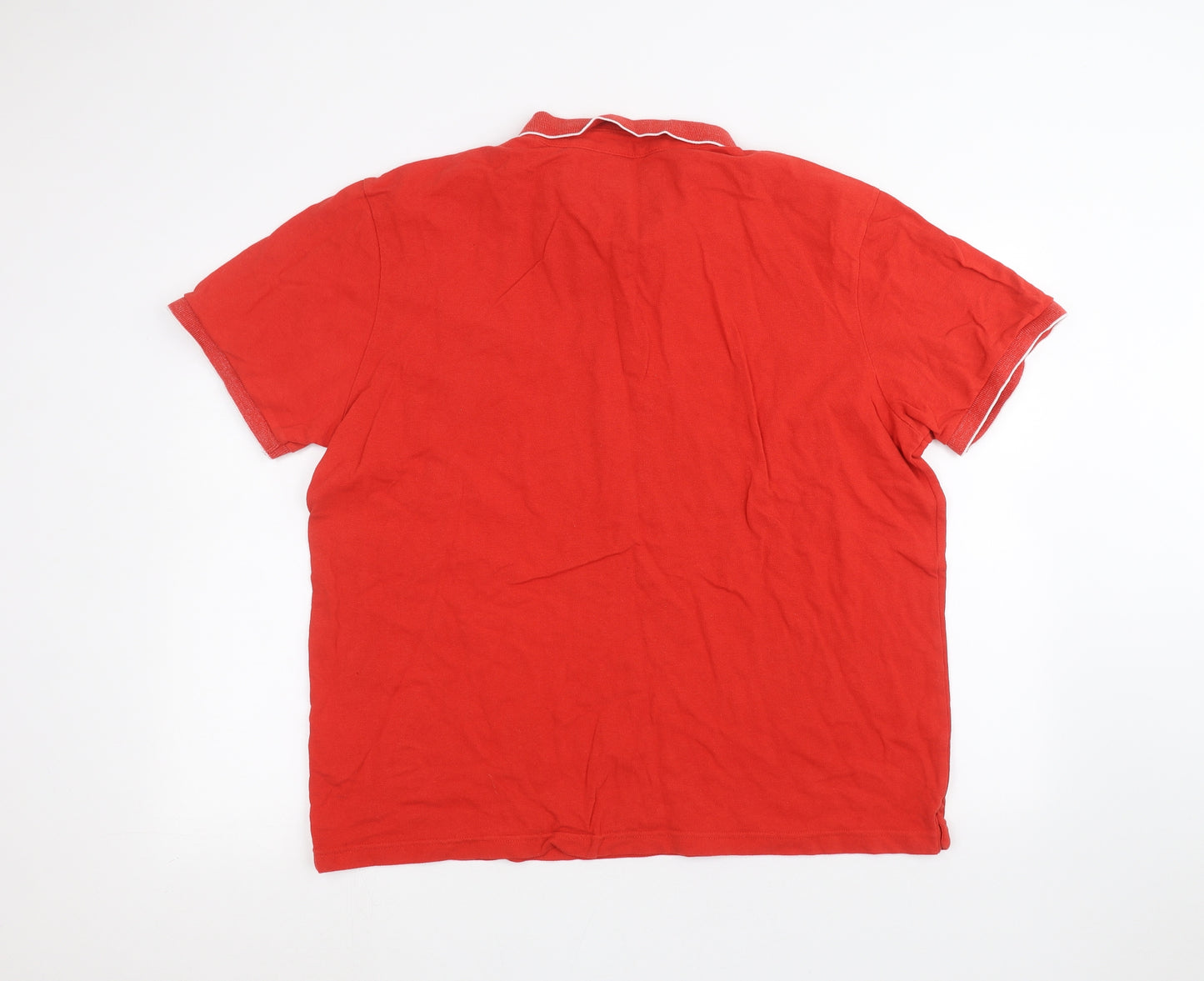 Red Herring Mens Red    Polo Size XL