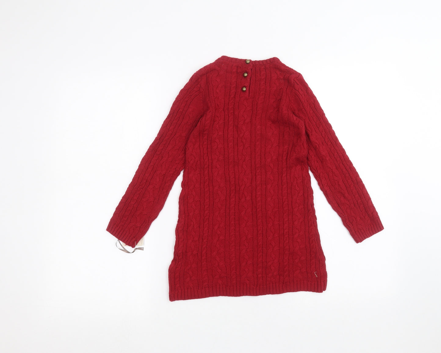 Catherine Malandrino Girls Red   Basic T-Shirt Size 4 Years