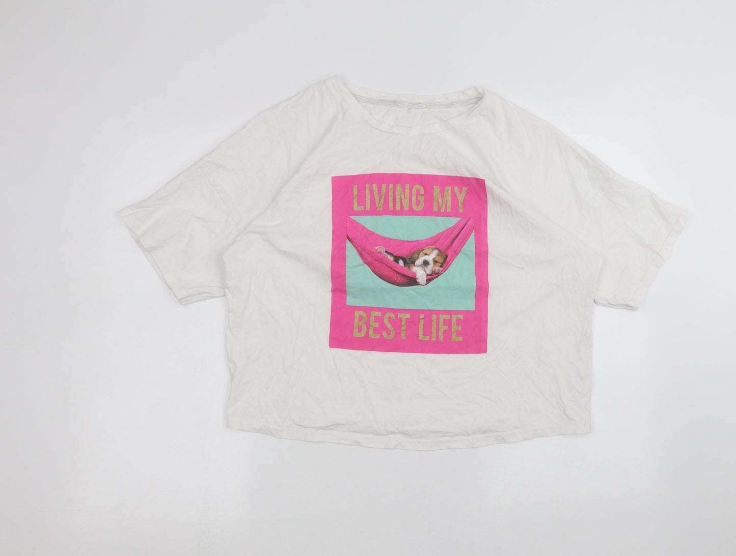 George Womens White   Basic T-Shirt Size 12