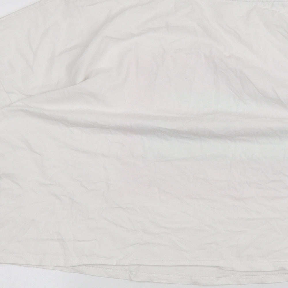George Womens White   Basic T-Shirt Size 12