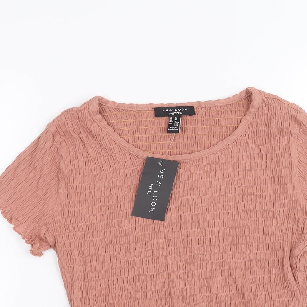 New Look Womens Pink   Basic T-Shirt Size 12