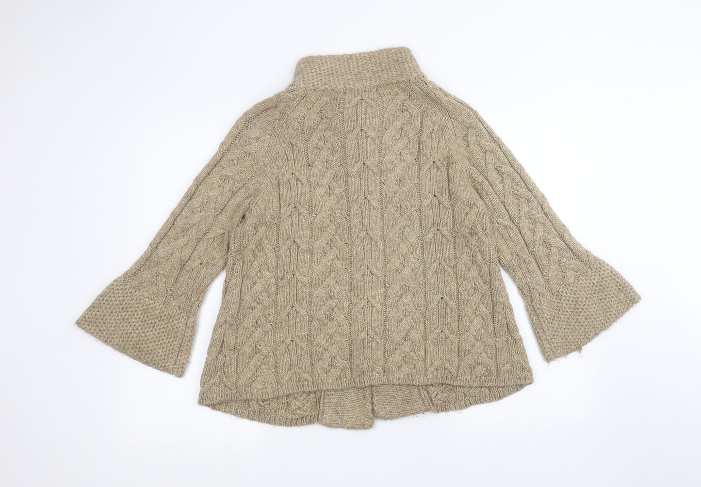 Marks and Spencer Womens Brown   Jacket Coatigan Size 10