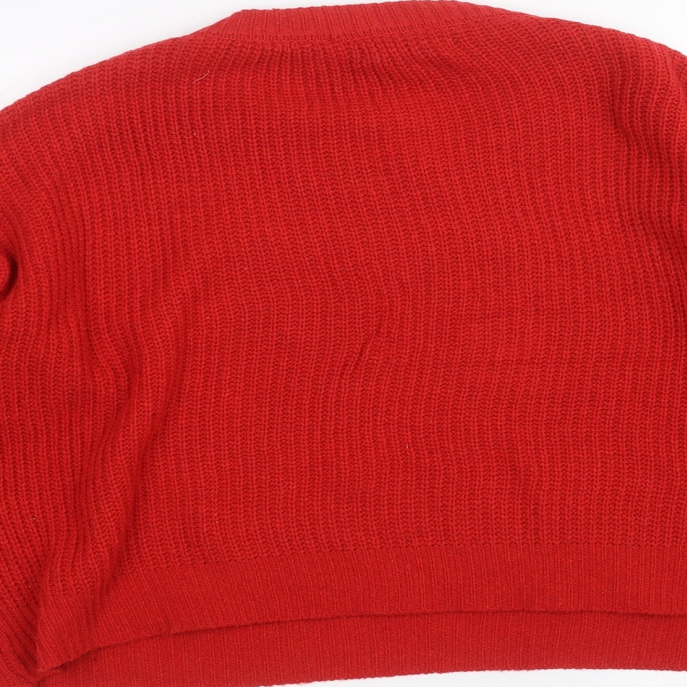 yehwang Womens Red   Pullover Jumper Size M