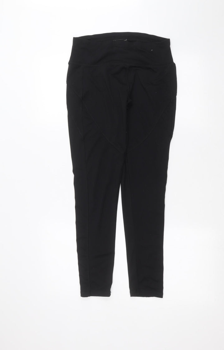 Workout Womens Black Jogger Leggings Size S L24 in