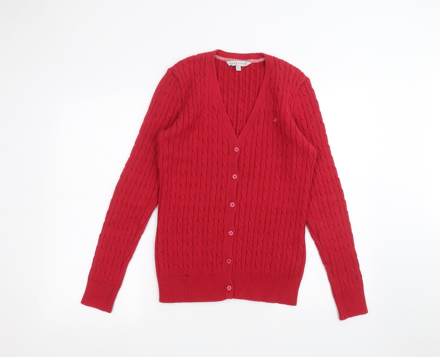 Crew Clothing Womens Pink   Cardigan Jumper Size 12