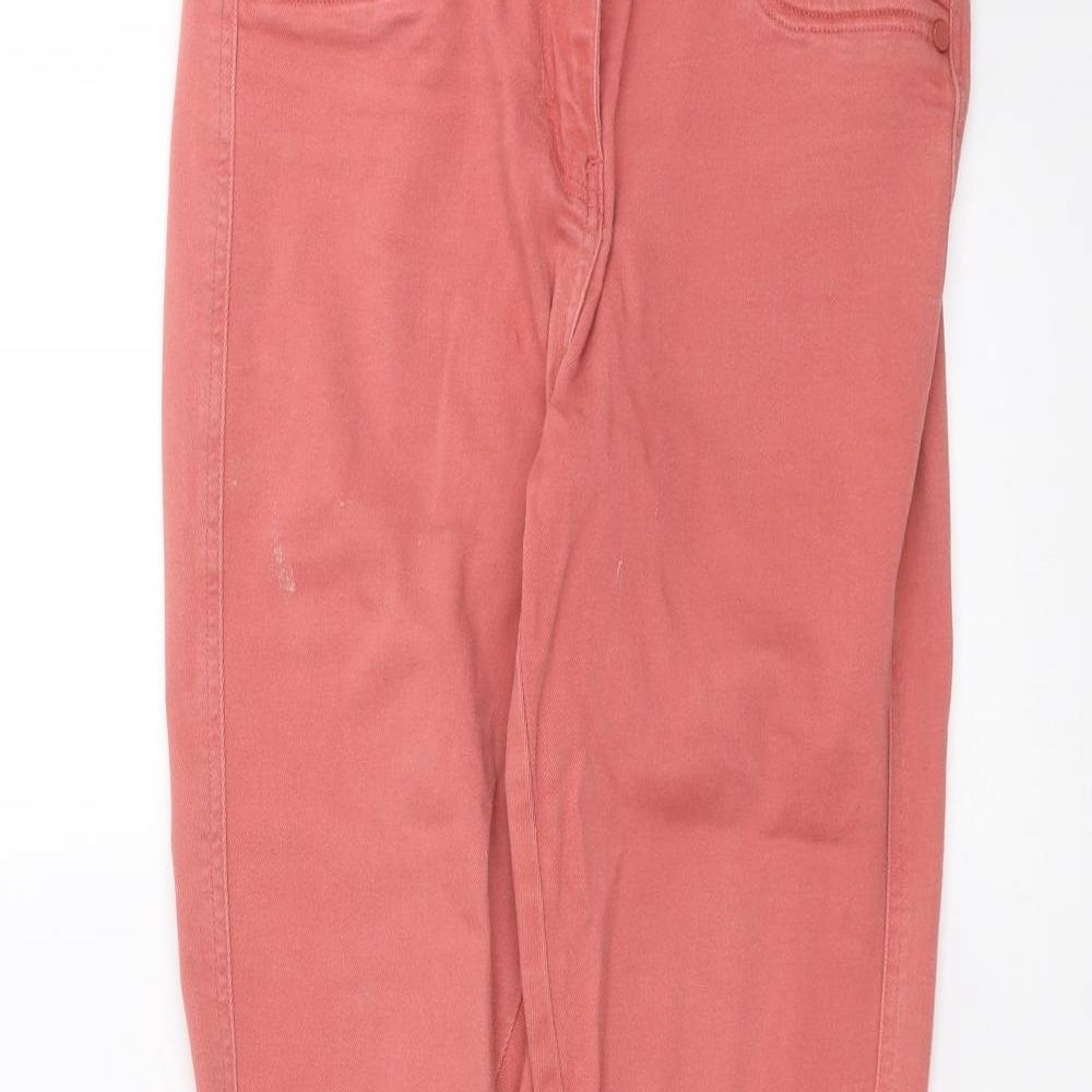 NEXT Womens Pink   Skinny Jeans Size 12 L30 in