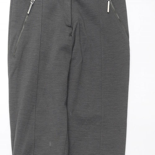 Calvin Klein Womens Grey   Trousers  Size 14 L29 in