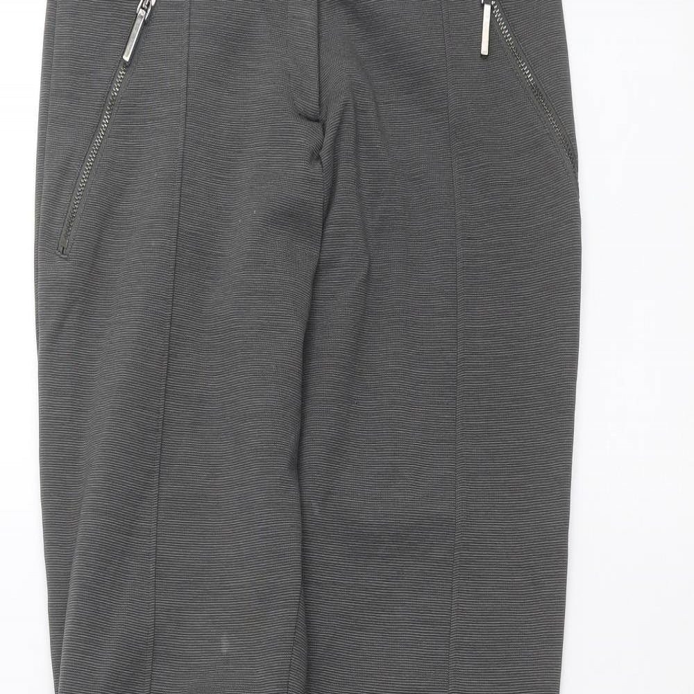 Calvin Klein Womens Grey   Trousers  Size 14 L29 in