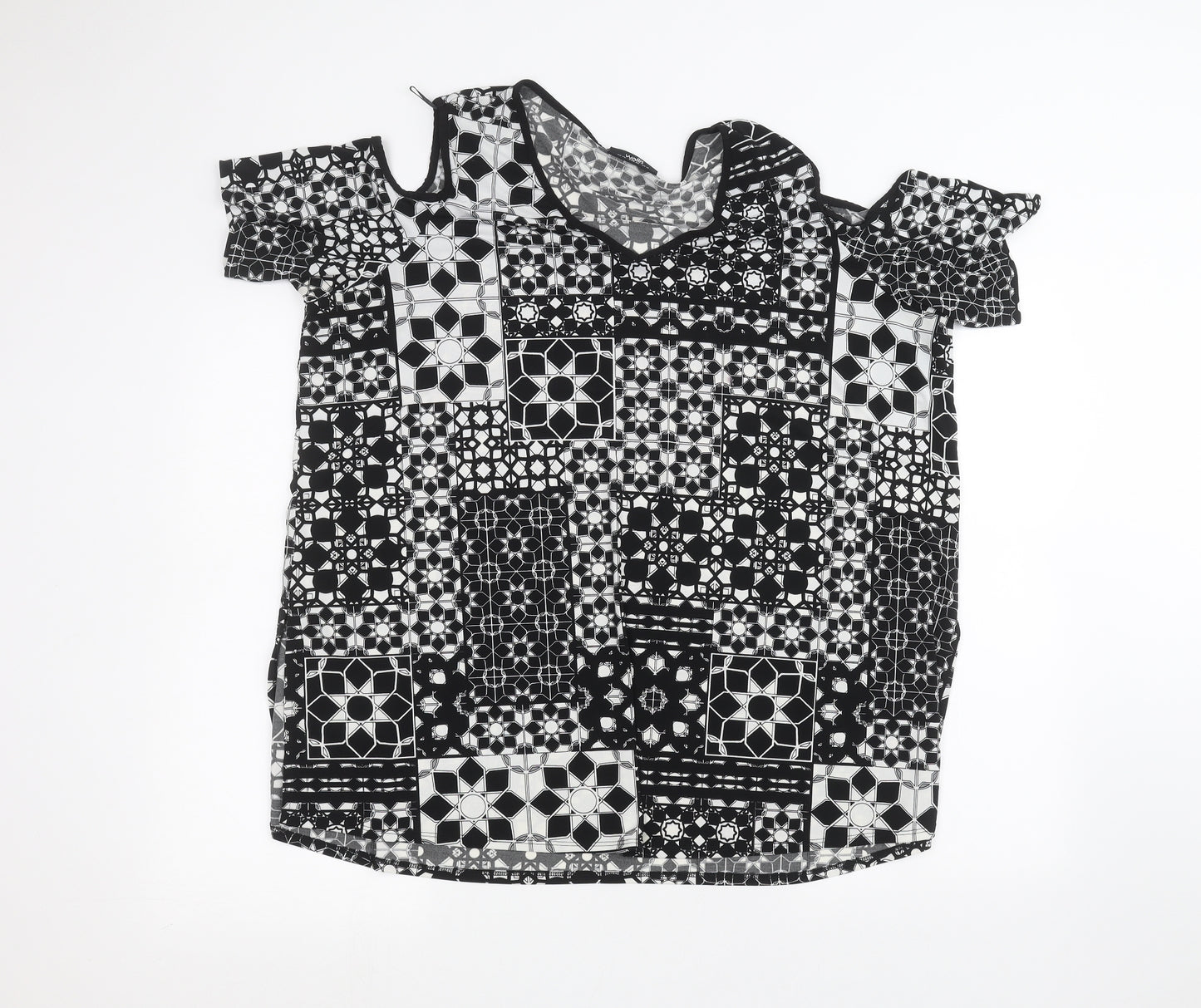 Wallis Womens Black   Basic T-Shirt Size XL