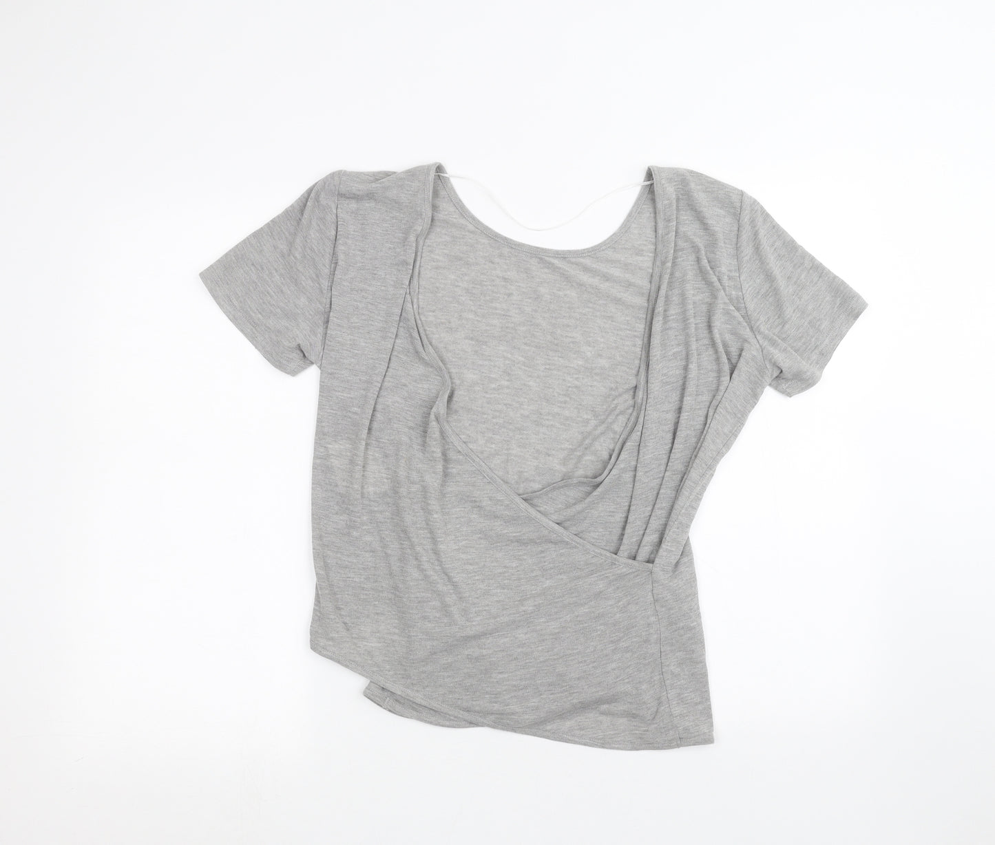 Villa Womens Grey   Basic T-Shirt Size L