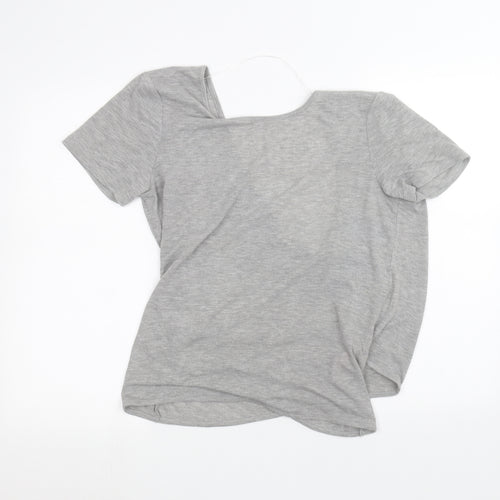 Villa Womens Grey   Basic T-Shirt Size L