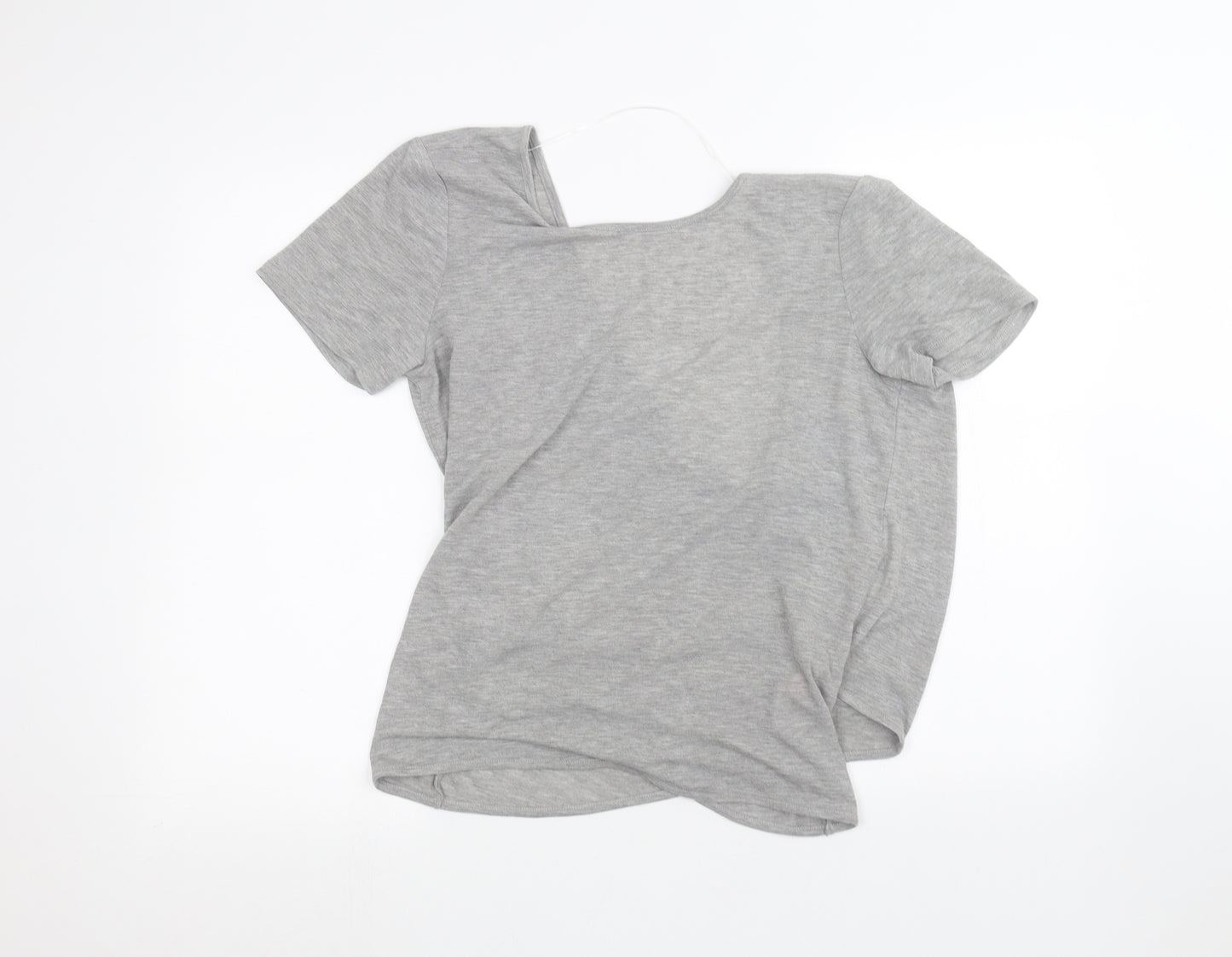 Villa Womens Grey   Basic T-Shirt Size L