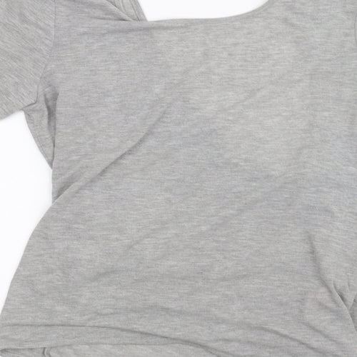 Villa Womens Grey   Basic T-Shirt Size L