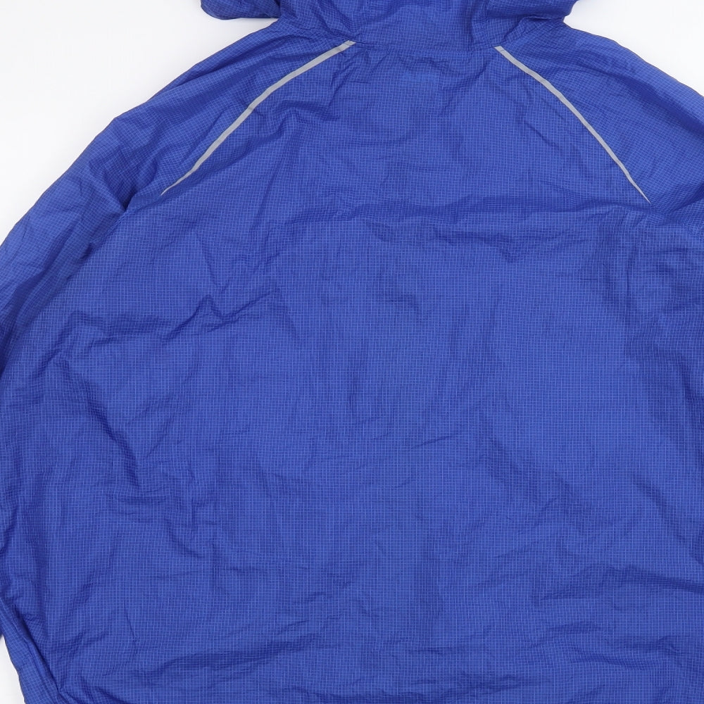 FILA Mens Blue   Rain Coat Coat Size L