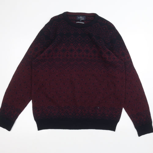 Blue Harbour Mens Blue   Pullover Jumper Size L